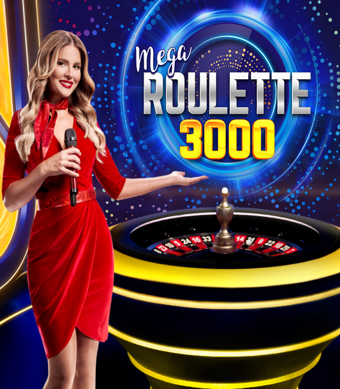 Mega Roulette 3000 game interface on Goldbet